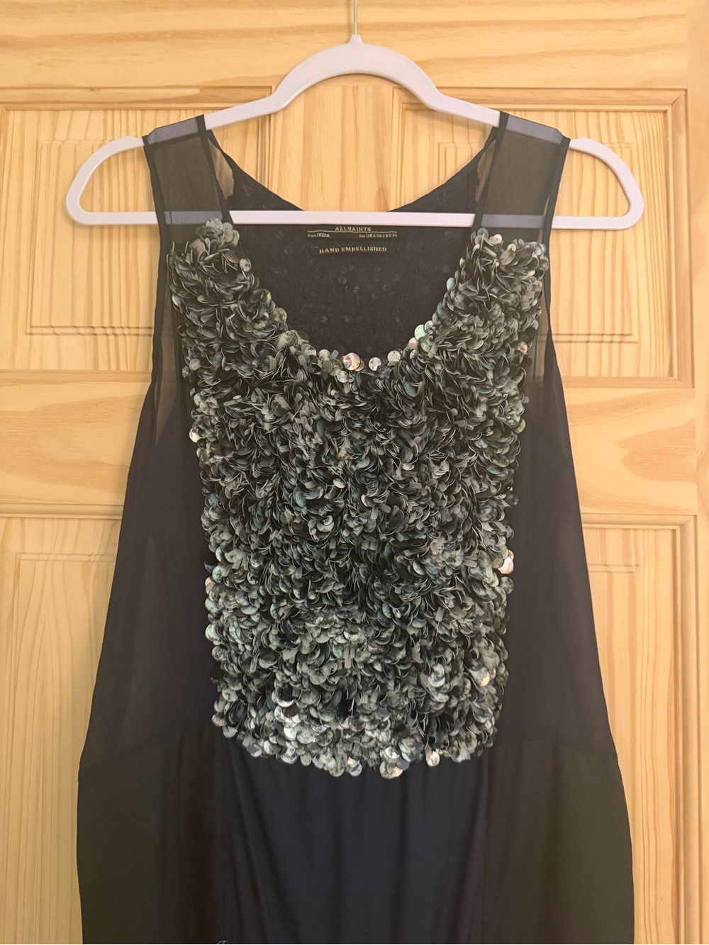 All Saints Sleeveless Long Top/Tunic